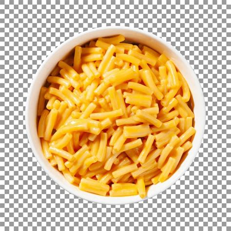 Premium Psd Bowl Of Macaroni And Cheese With Transparent Background