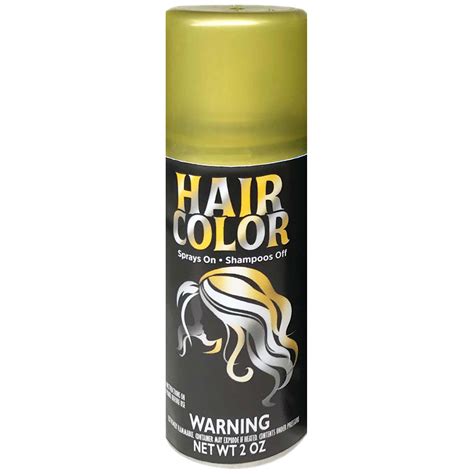 Fun World Halloween Hair Color Spray Gold Shop Seasonal Decor At H E B