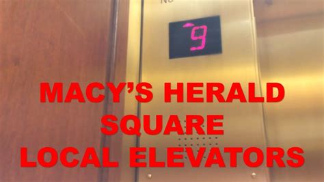 Otis Marcato Traction Elevators Macy S Herald Square New York Main Elevators Youtube