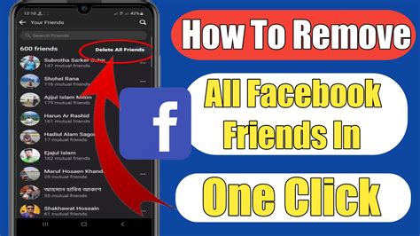 How To Delete All Facebook Friends In One Click Unfriend All