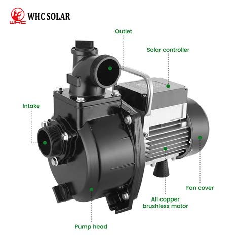 Whc Zri Solar Powered Water Pump Solar Surface Water Pump High Pressure Centrifugal Pump For