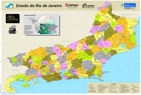 Los Municipios En Río De Janeiro Mapa Mapa De Los Municipios En Río