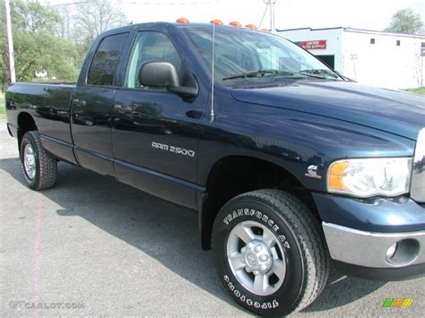 2003 Patriot Blue Pearl Dodge Ram 2500 Laramie Quad Cab 4x4 65229302 Photo 16