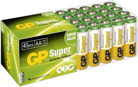 Gp Batteries Super Pile Lr Aa Alcaline S V Pc S Conrad Fr