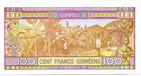 Guinée Guinea 100 Francs 1 03 1960 UNC MA Shops