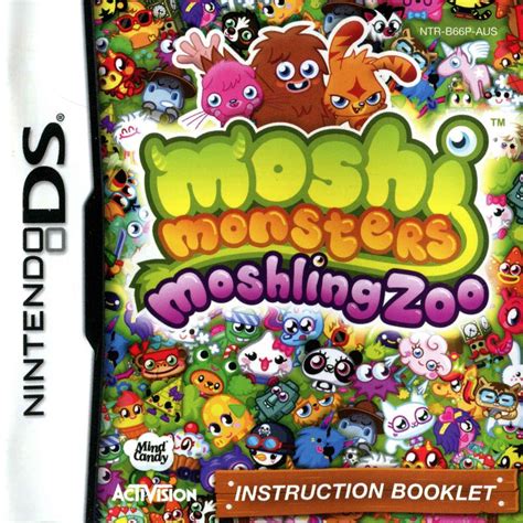 Moshi Monsters Moshling Zoo 2011 Nintendo Ds Box Cover Art Mobygames