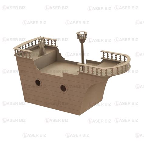 Игрушечный корабль » maket.LaserBiz.ru - Макеты для лазерной резки