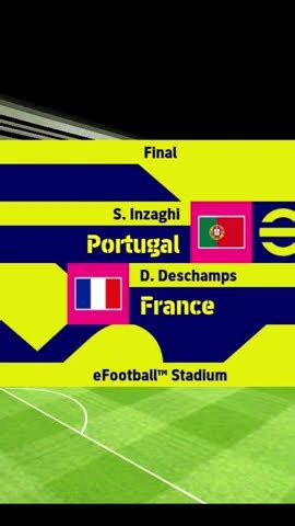 Portugal Vs France European Cup Final Efootball Event Efootball