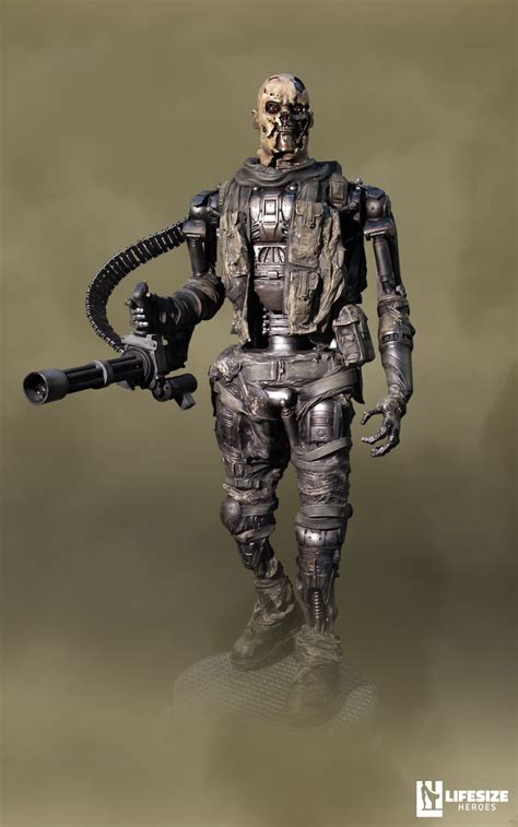 T-600 Terminator - full size Statue 1:1 Figure | Lifesize Heroes