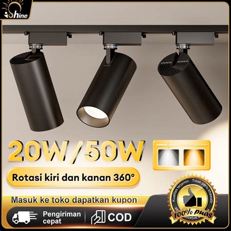 Jual Garansi 10 Tahun Lampu Sorot Lampu Rell Track Led Sorot 50W