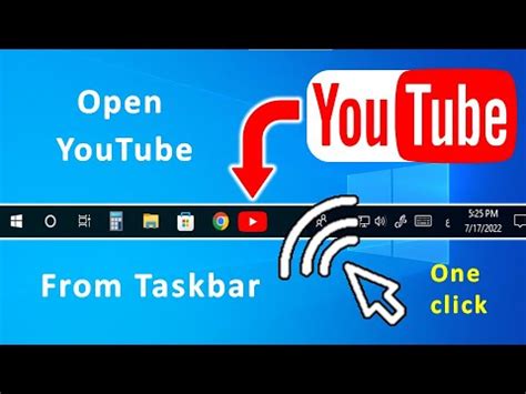 How To Add YouTube To Taskbar Windows 10 YouTube