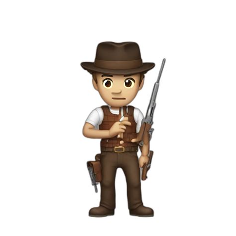 Un Musulman Barbu Avec Une Arme Ai Emoji Generator