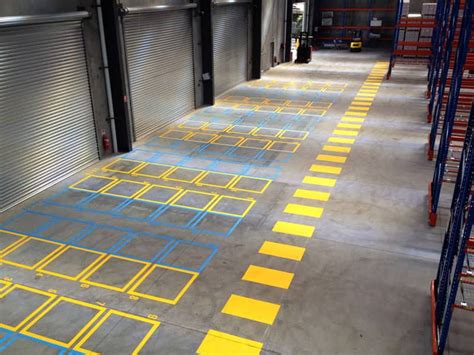 Warehouse Floor Marking Linemarking Solutions