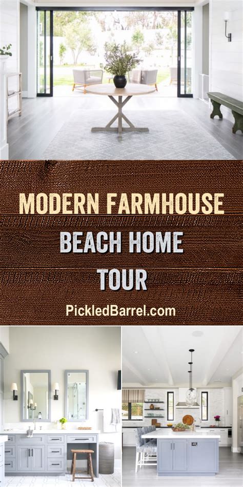 modern farmhouse beach home  pickled barrel