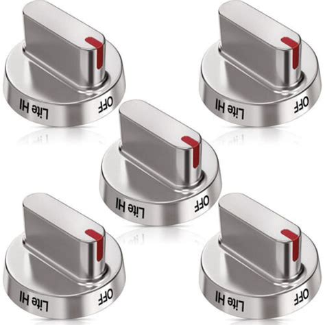 5pack Dg64 00472a Dg68 00101b Gas Stove Replacement Knobs For Samsung Range Oven Ebay