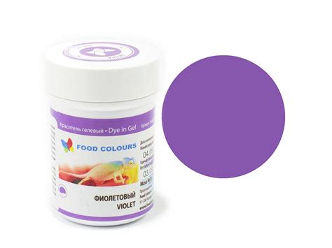 Купить Краситель пищевой гелевый Food Colours, фиолетовый, 35 г в ...