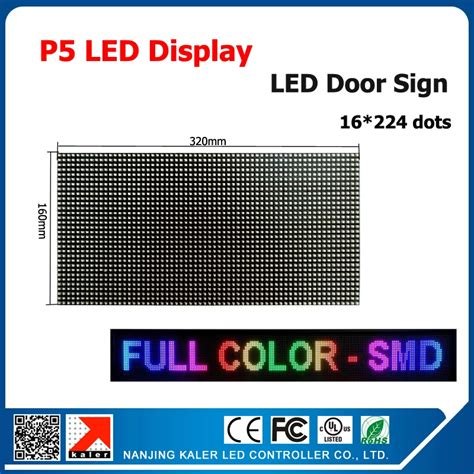 Kaler P5 320 160mm Full Color Led Module P5 Rgb Smd Indoor High Resolution Led Matrix Display 16