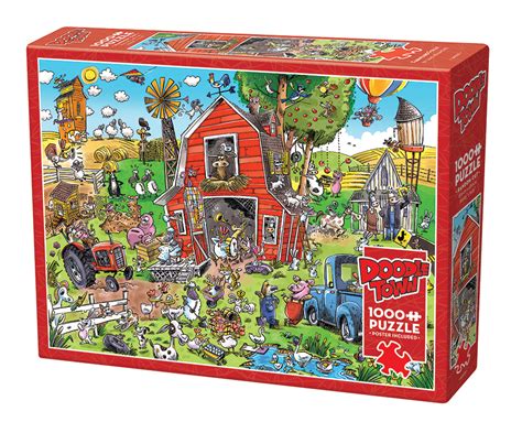 Doodletown Farmyard Folly Teile Cobble Hill Puzzle Online Kaufen