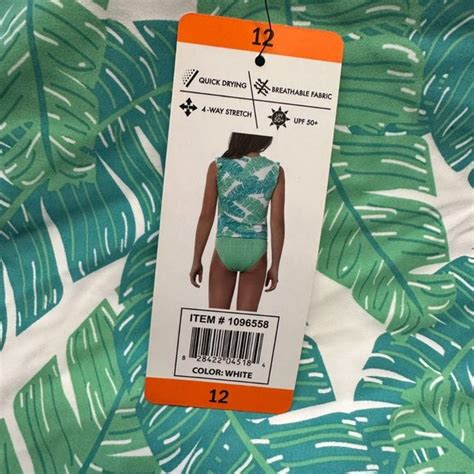 Hang Ten Swim Hang Ten Big Kid Girls Top And Bikini Rash Guard