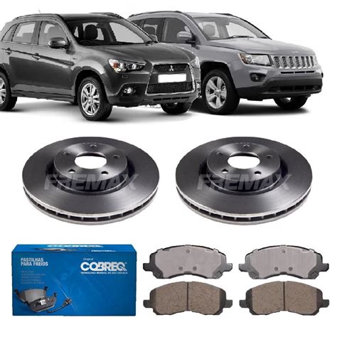 Disco freio pastilha dianteiro jeep compass 2 0 sport 2012 até 2016