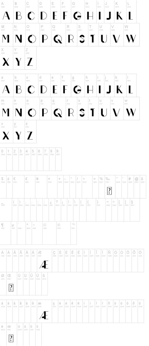 Line Font