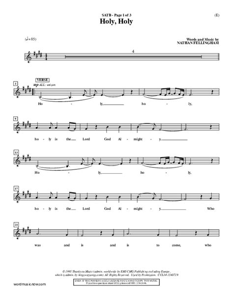 Holy Holy Flute Oboe Sheet Music Pdf Nathan Fellingham Praisecharts