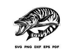 Muskie Musky Muskellunge Design SVG PNG DXF EPS 3014979