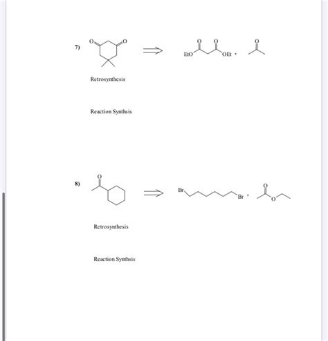 Solved Retrosynthesis Practice Problems Target Compound Chegg