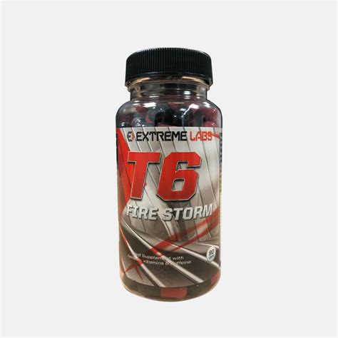 Extreme Labs T6 Fire Storm 90 Caps Thermogenic Fat Management