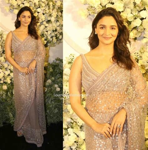 Alia Bhatt At Sidharth Malhotra Kiara Advani Wedding Reception South