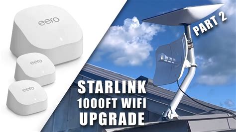 Extend Starlink Internet On The Farm 1000 Feet Eero Mesh Router