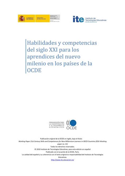 Pdf Habilidades Y Competencias Del Siglo Xxi Para Los Aprendices Del