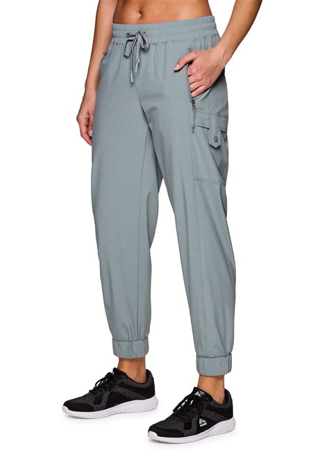 Avalanche Women S Woven Ripstop Cargo Jogger Pants With Zipper Pockets