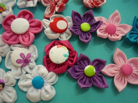 Materiales Para Manualidades Flores En Tela Para Decorar Manualidades