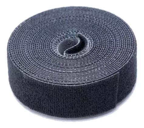Fita Adesiva Velcro 20mm 3m Preto Uso Geral Parcelamento Sem Juros