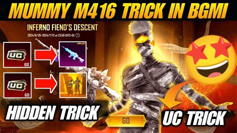 Hidden Trick For Upgradable Mummy M416 In Bgmi M416 Anniversary