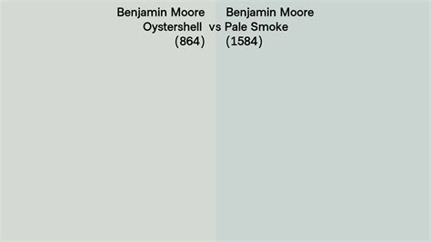 Benjamin Moore Oystershell Vs Pale Smoke Side By Side Comparison