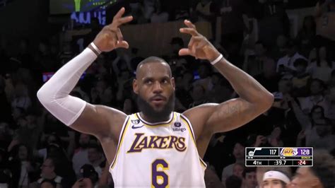 Lebron James Crowns Himself In Final Regular Season Game 👑 Youtube