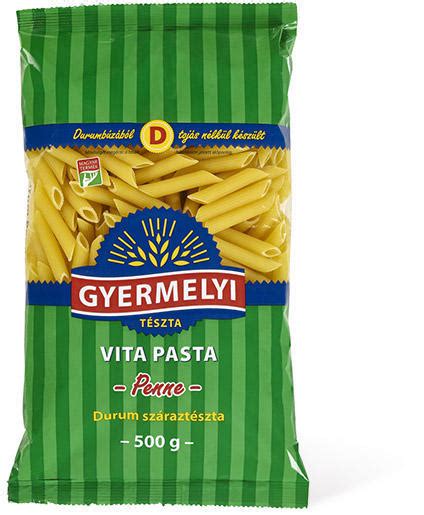 Vásárlás Gyermelyi Vita Pasta Durum Penne száraztészta 500 g Tészta