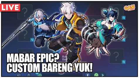 MABAR RANK CUSTOM BARENG VIEWER GAS MOBILE LEGENDS INDONESIA YouTube