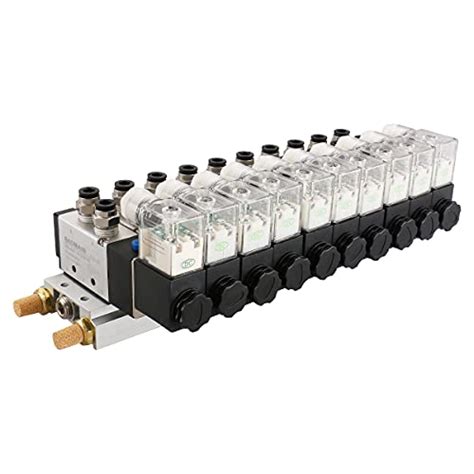 Baomain Integrated 10 Space Manifold With Solenoid Valve 4V210 08 DC