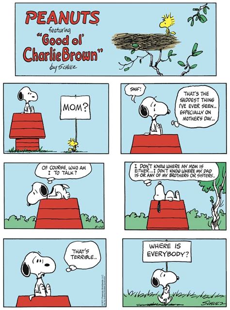 Peanuts By Charles Schulz For May 10 2020 GoComics Snoopy