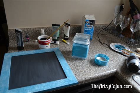 DIY How To Make Your Own Chalkboard The Artsy Cajun