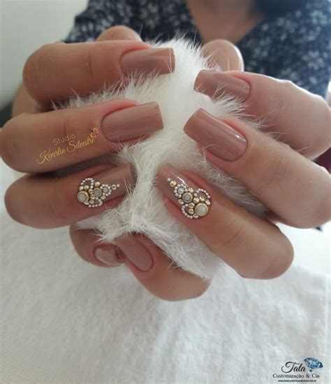 89 Modelos De Unhas Nude Joias