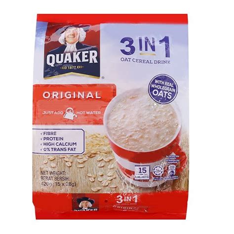 Yến Mạch Nguyên Chất Cán Mỏng Vị Truyền Thống Quaker 420g Dành Cho Bé Từ 3 Tuổi Chính Hãng