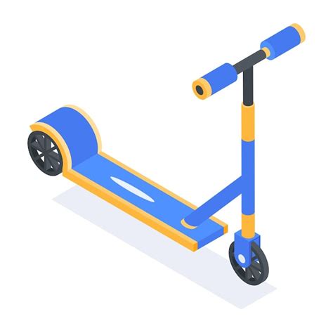 Icono Isom Trico De Scooter El Ctrico Vector Premium