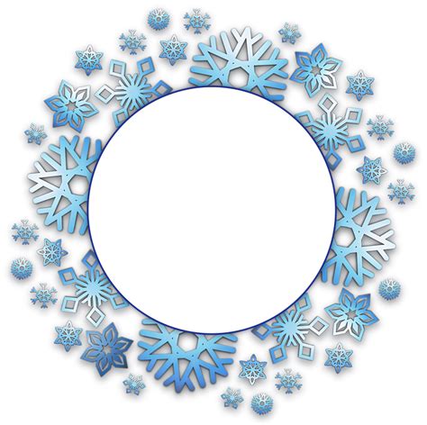 Round Christmas Borders And Frames