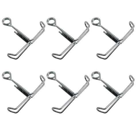 MEETOOT 6pcs Lab Mohr Pinchcock Tubing Clamp Flow Control Tubing Clamps