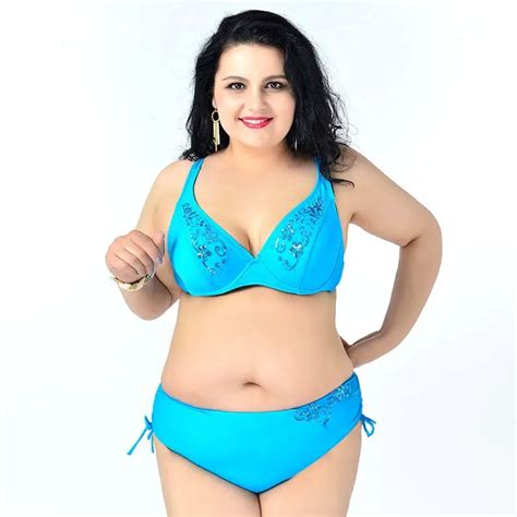 Sexy Women Swimwear Plus Size M L Xl Xxl Xxxl Bikinis Sets Push Up