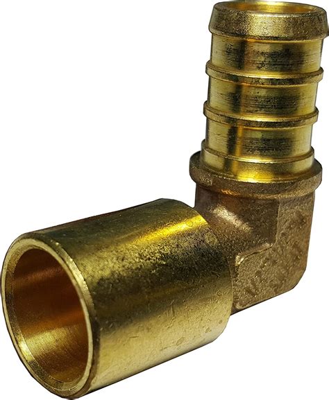 Pieces Xfitting Pex X Male Sweat Degree Elbow Brass